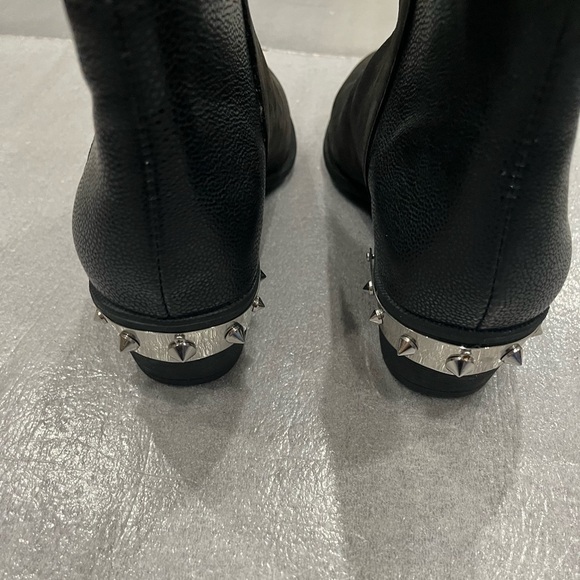 [8.5] Circus By Sam Edelman Boots WMN Holt Ankle Booties Heels Black Leather - Picture 4 of 7